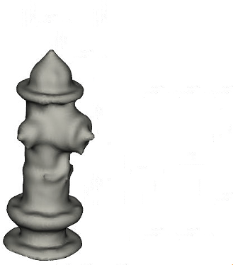 Hydra++ fire hydrant reconstruction