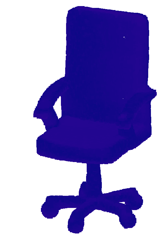 Hydra++ chair error heatmap